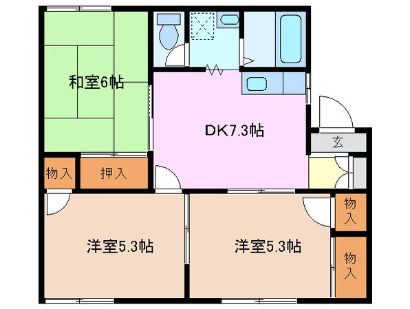 星川駅 徒歩28分 1階の物件間取画像